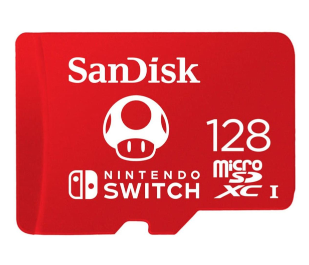 SANDISK Nintendo Switch microSDXC 128GB, 100/90 MB/s (V30, U3, C10, A1, UHS-1) - 581871 - zdjęcie